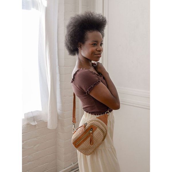 Women's Joy Susan | Natural Straw Skyler Sling Bag | Natural