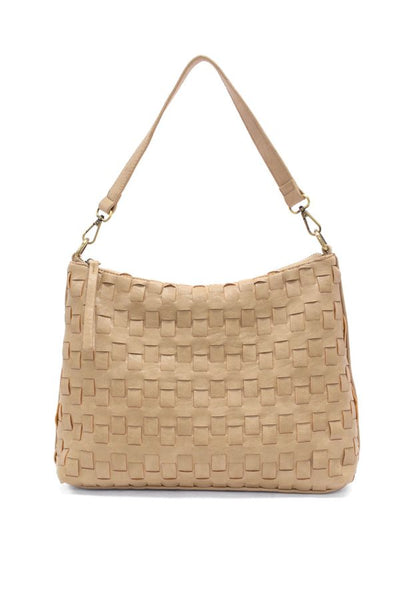 Women's Joy Susan | Winnie Woven Hobo Bag | Buff