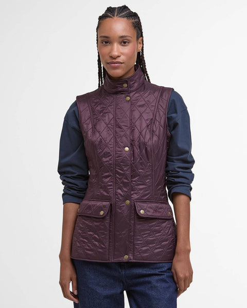 Women's Barbour | Wray Gilet | Black Cherry