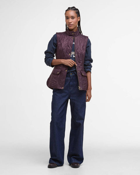 Women's Barbour | Wray Gilet | Black Cherry
