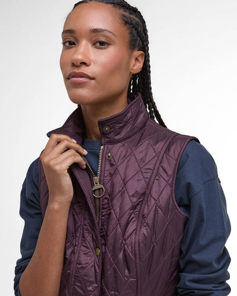Women's Barbour | Wray Gilet | Black Cherry