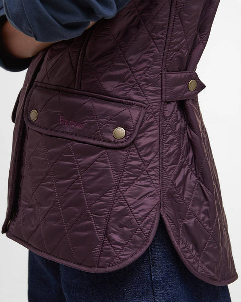 Women's Barbour | Wray Gilet | Black Cherry