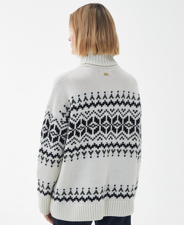 Women's Barbour | Patrisse Knit Wool Blend Sweater | Antique White LKN1409WH73