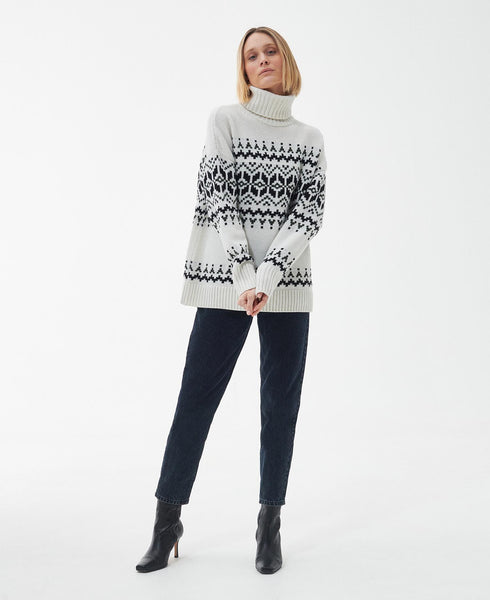 Women's Barbour | Patrisse Knit Wool Blend Sweater | Antique White