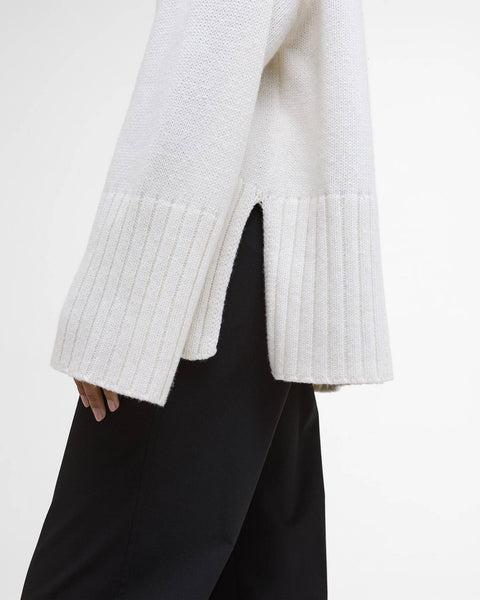 Women's Barbour | Serena High-Neck Jumper | Cloud