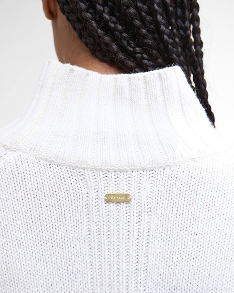 Women's Barbour | Serena High-Neck Jumper | Cloud