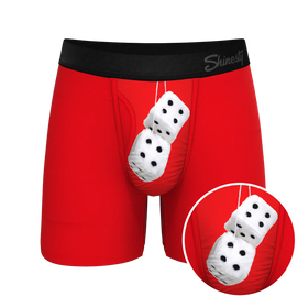 Men's Shinesty | Ball Hammock® Pouch Underwear With Fly | Slice & Dice