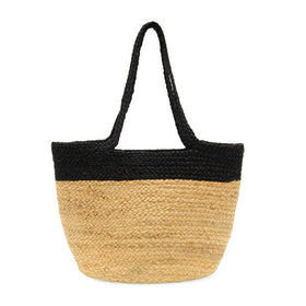 Women's Joy Susan | Phoebe Jute Tote | Natural & Black