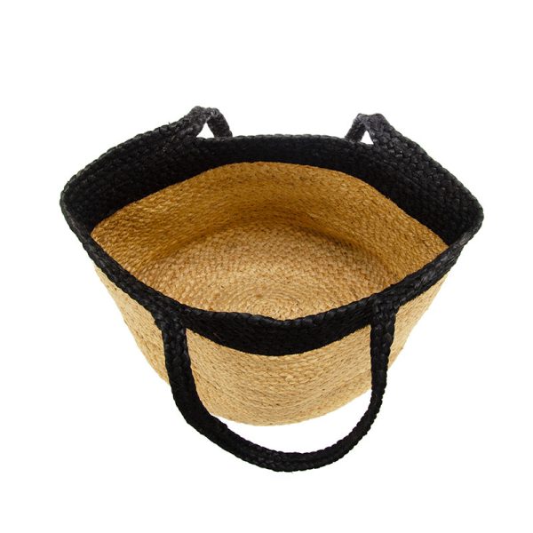 Women's Joy Susan | Phoebe Jute Tote | Natural & Black