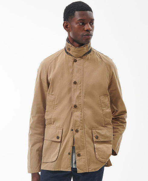 Men's Barbour | Ashby Casual Jacket | Stone Front