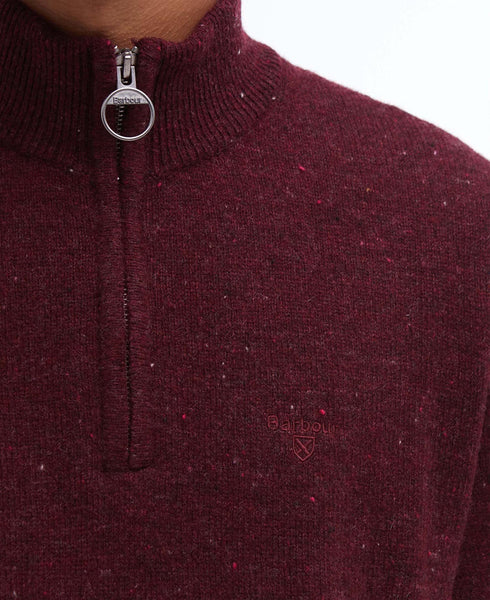 Men's Barbour | Tainsbury Half-Zip Jumper | Merlot