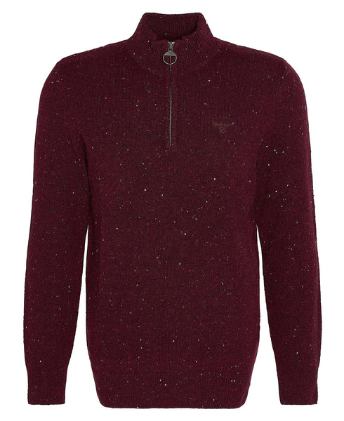 Men's Barbour | Tainsbury Half-Zip Jumper | Merlot