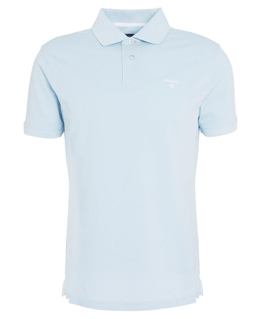 Men's Barbour | Lightweight Sports Polo | Chambray Blue Flat