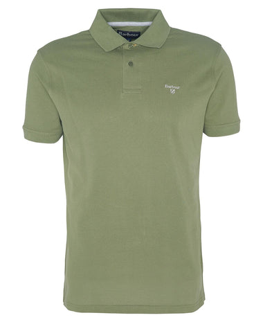 Men's Barbour | Lightweight Sports Polo | Burnt Olive Flat
