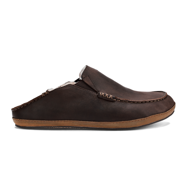 Men's Olukai | Moloa Slipper | Dark Wood Heel