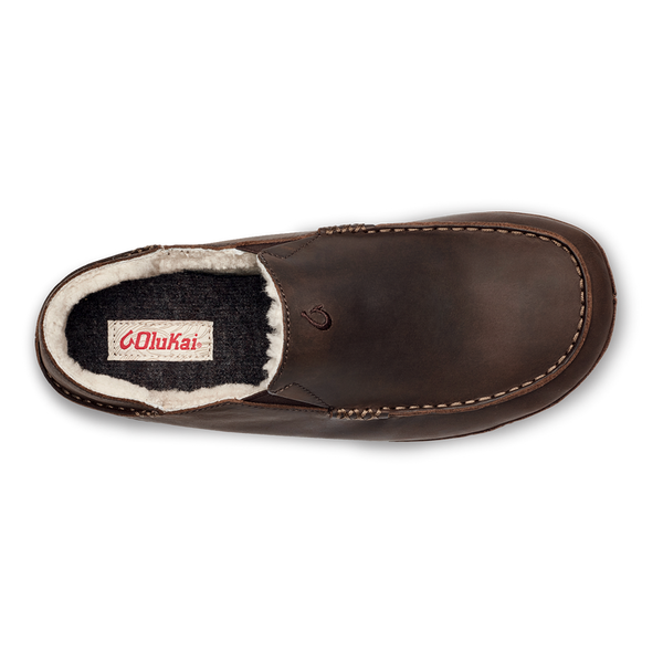Men's Olukai | Moloa Slipper | Dark Wood Top