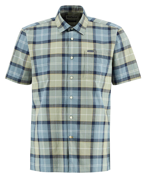 Men's Barbour | Gordon Short-Sleeved Tailored Shirt | Highland Loch Tartan