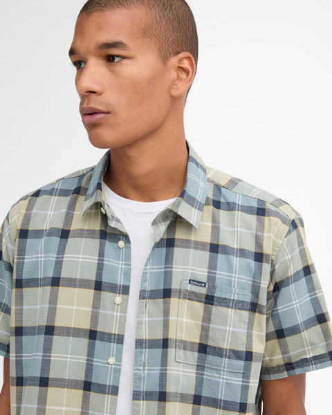 Men's Barbour | Gordon Short-Sleeved Tailored Shirt | Highland Loch Tartan