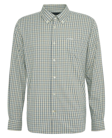Men's Barbour | Teesdale Tailored Long-Sleeved Shirt | Stone
