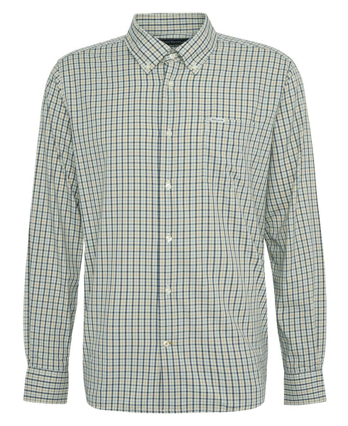 Men's Barbour | Teesdale Tailored Long-Sleeved Shirt | Stone