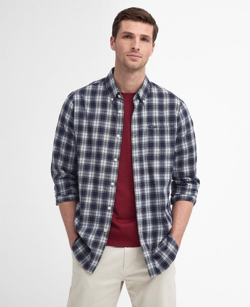 Men's Barbour | Lanark Tailored Shirt | Blue Granite