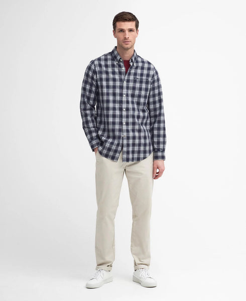 Men's Barbour | Lanark Tailored Shirt | Blue Granite