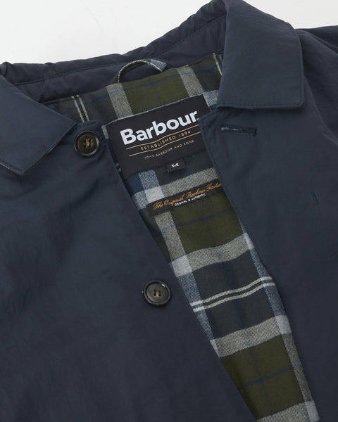 Men's Barbour | Wadded Lorden Showerproof Mac | Navy