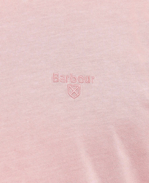 Men's Barbour | Barbour Garment Dyed T-Shirt | Pink Salt