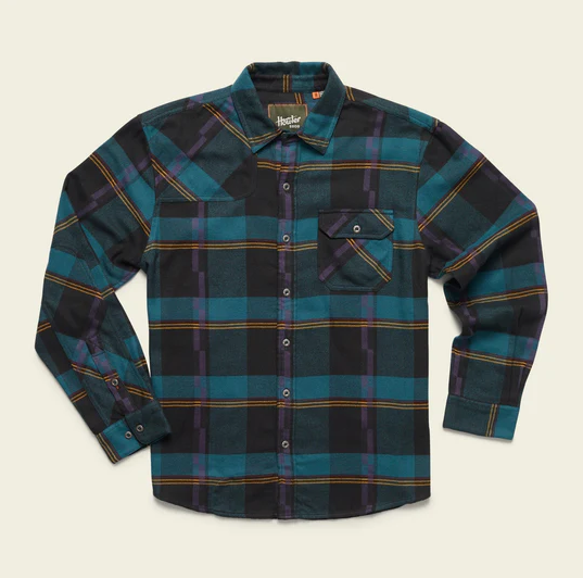 Men's Howler Bros | Harker's Flannel Backdrop Plaid | Phantom Blue