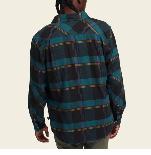 Men's Howler Bros | Harker's Flannel Backdrop Plaid | Phantom Blue