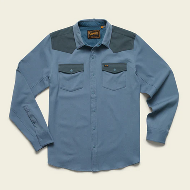 Men's Howler Bros | Stockman Stretch Snapshirt | Mirage Blue