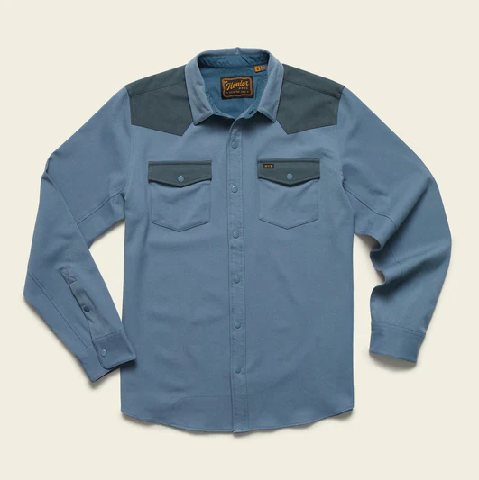 Men's Howler Bros | Stockman Stretch Snapshirt | Mirage Blue