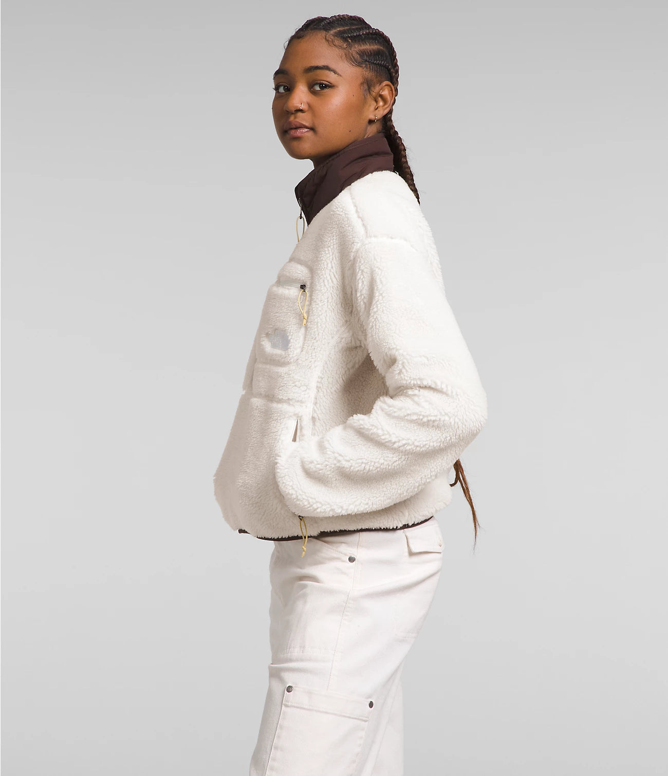 Women s The North Face Extreme Pile Pullover Gardenia White