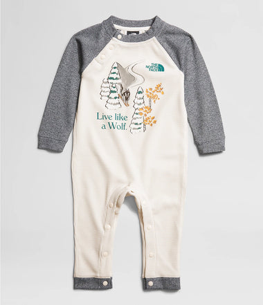 Infants' The North Face | Baby Waffle Base Layer One Piece | Gardenia