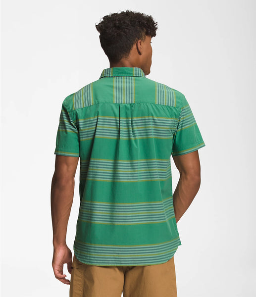 Men's The North Face | Baytrail Yarn-Dye | Deep Grass Green Explore Stripe