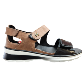 Women's NEXGrip | Clara Wide Width Sandal | Cognac