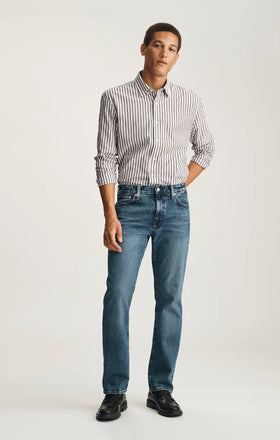 Men's Mavi | Zach Straight Leg Jeans | Mid Blue