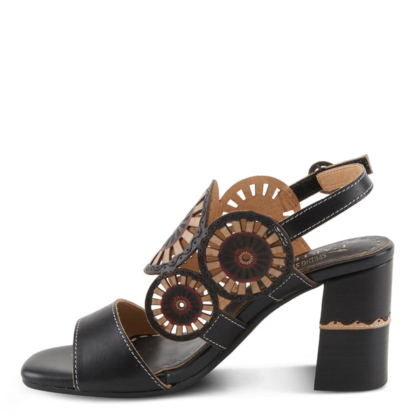 Women's L'Artiste | Pinwheel Sandals | Black Multi