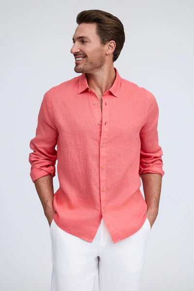 Men's Raffi | The Brayden Shirt | Coral