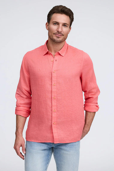 Men's Raffi | The Brayden Shirt | Coral