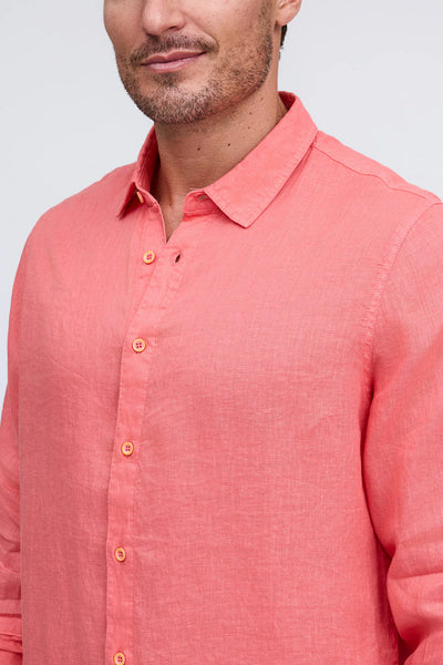 Men's Raffi | The Brayden Shirt | Coral