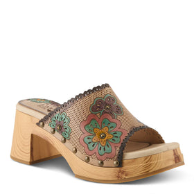 Women's L'Artiste | Retrostar Slide Sandal | Sky Blue Multi