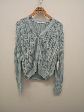 Women's Six/Fifty | Crochet Cardigan | Light Blue