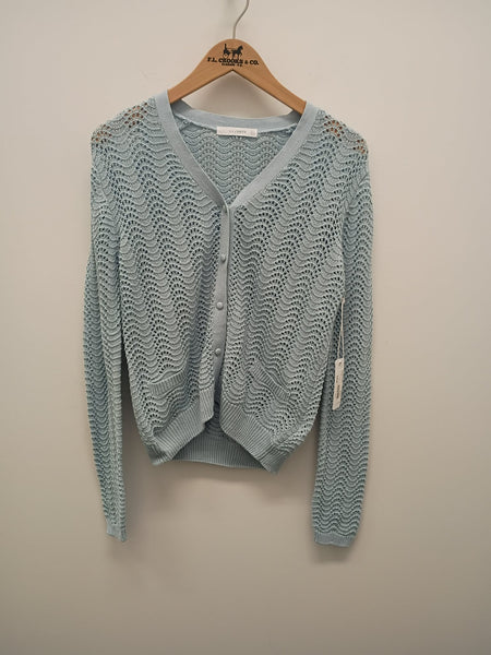 Women's Six/Fifty | Crochet Cardigan | Light Blue