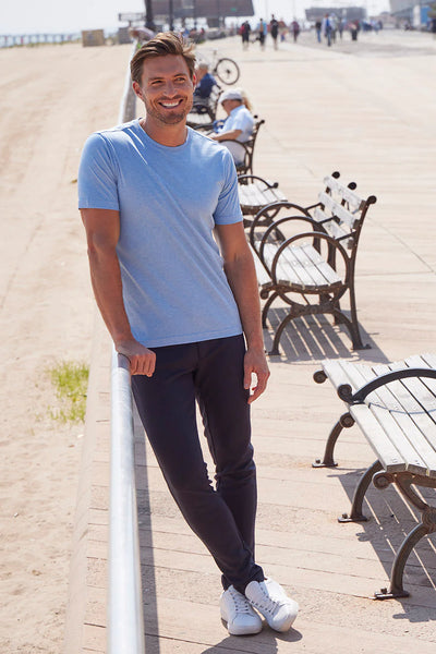 Men's Raffi | The Lafayette Crewneck T-Shirt | Water