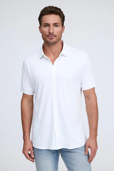 Men's Raffi | The Linden Polo Shirt | White
