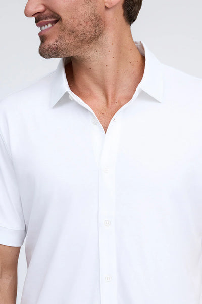 Men's Raffi | The Linden Polo Shirt | White