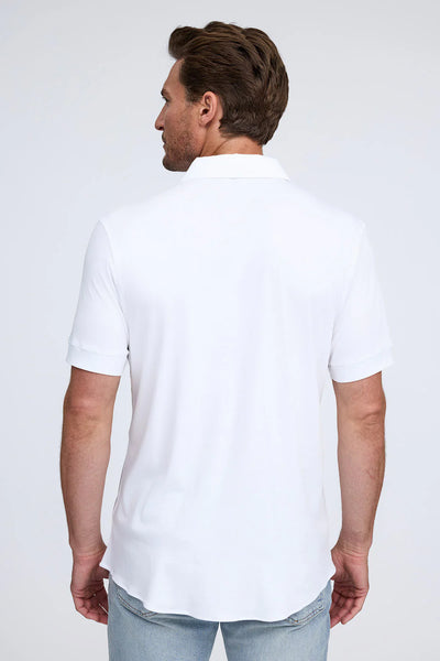 Men's Raffi | The Linden Polo Shirt | White