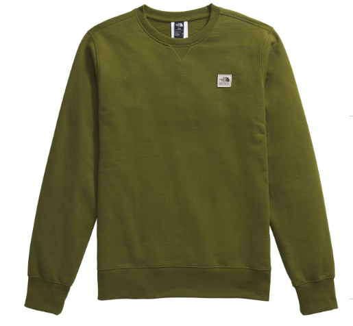Mens' The North Face | Heritage Patch Crew | Forest Olive