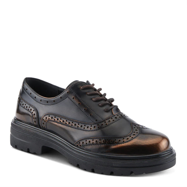 Women's Spring Step | Ryliana Lace-Up Oxfords by Patrizia | Bronze